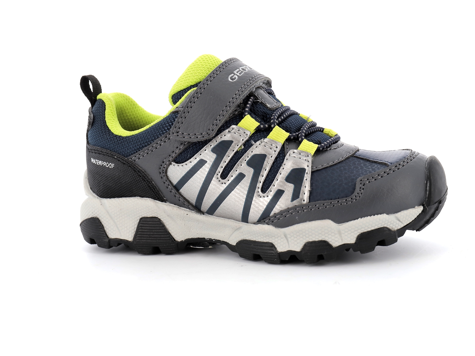 Geox-J MAGNETAR BOY-J16ACB Synthétique Gris-Vert