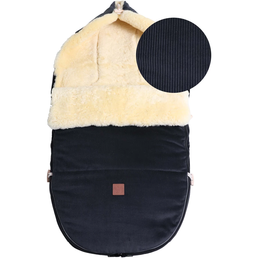 Kaiser Winterfußsack FILIUS CORD dark grey