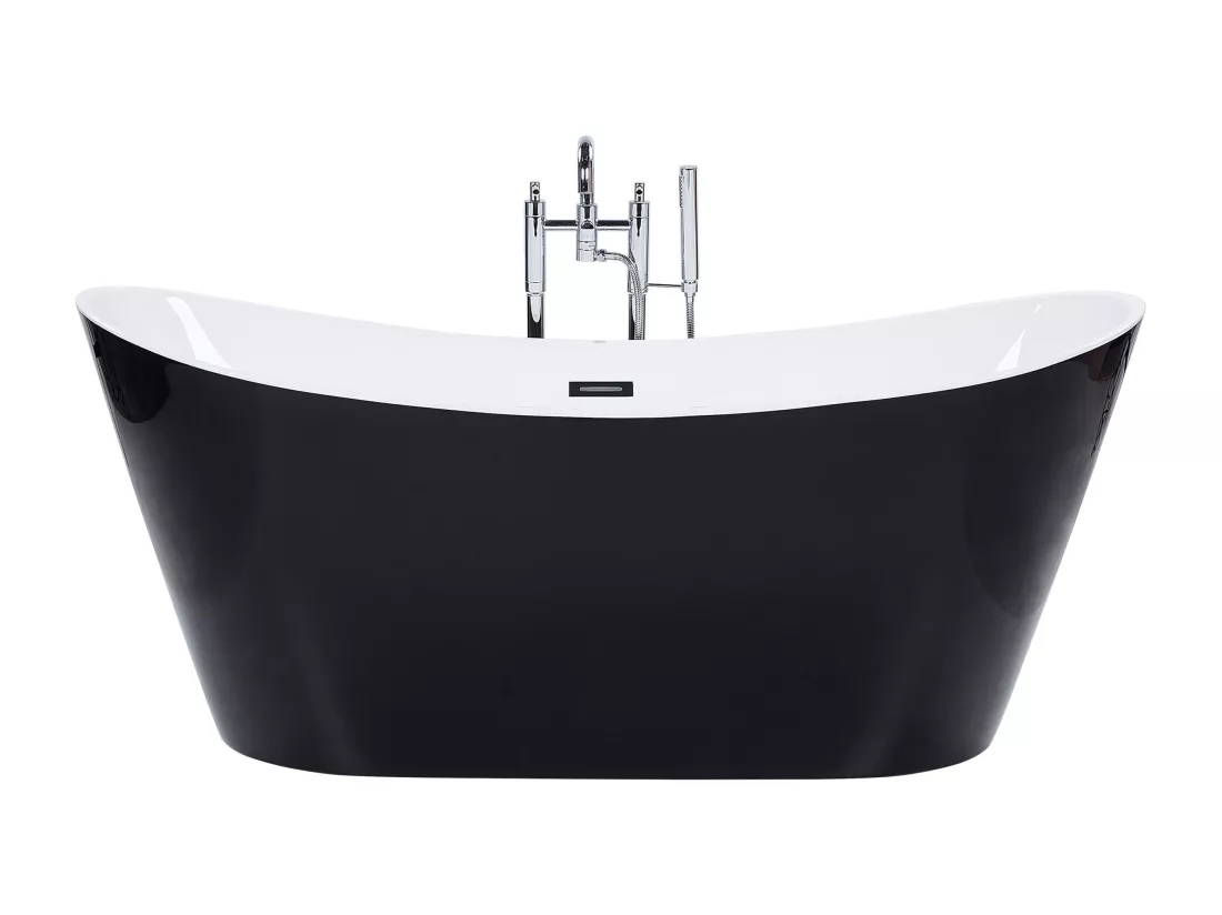 Baignoire îlot noire 180 x 78 cm ANTIGUA