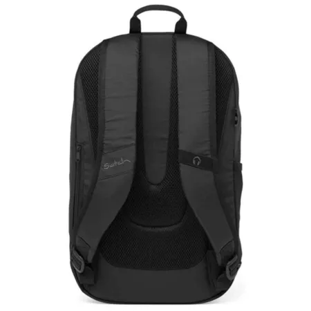 Satch Fly Ripstop Black - Rucksack für die Freizeit, Rückenpolster, großes Hauptfach