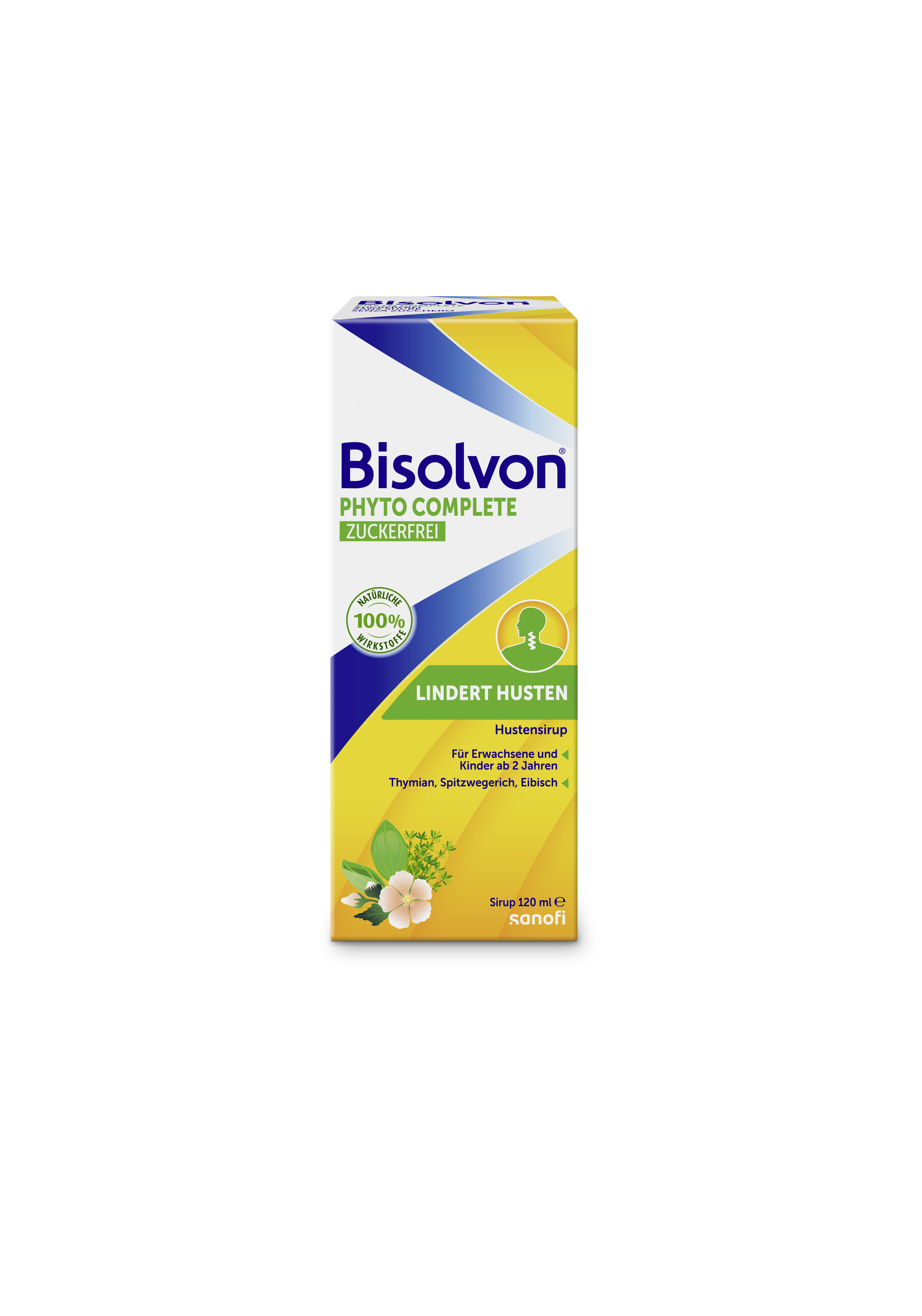 Bisolvon Phyto Complete Hustensirup<br>120 ml, Flasche, Sirup, zuckerfrei