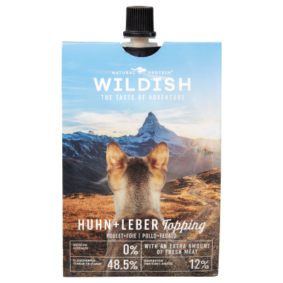 Wildish Cat Topping Huhn & Leber 100g