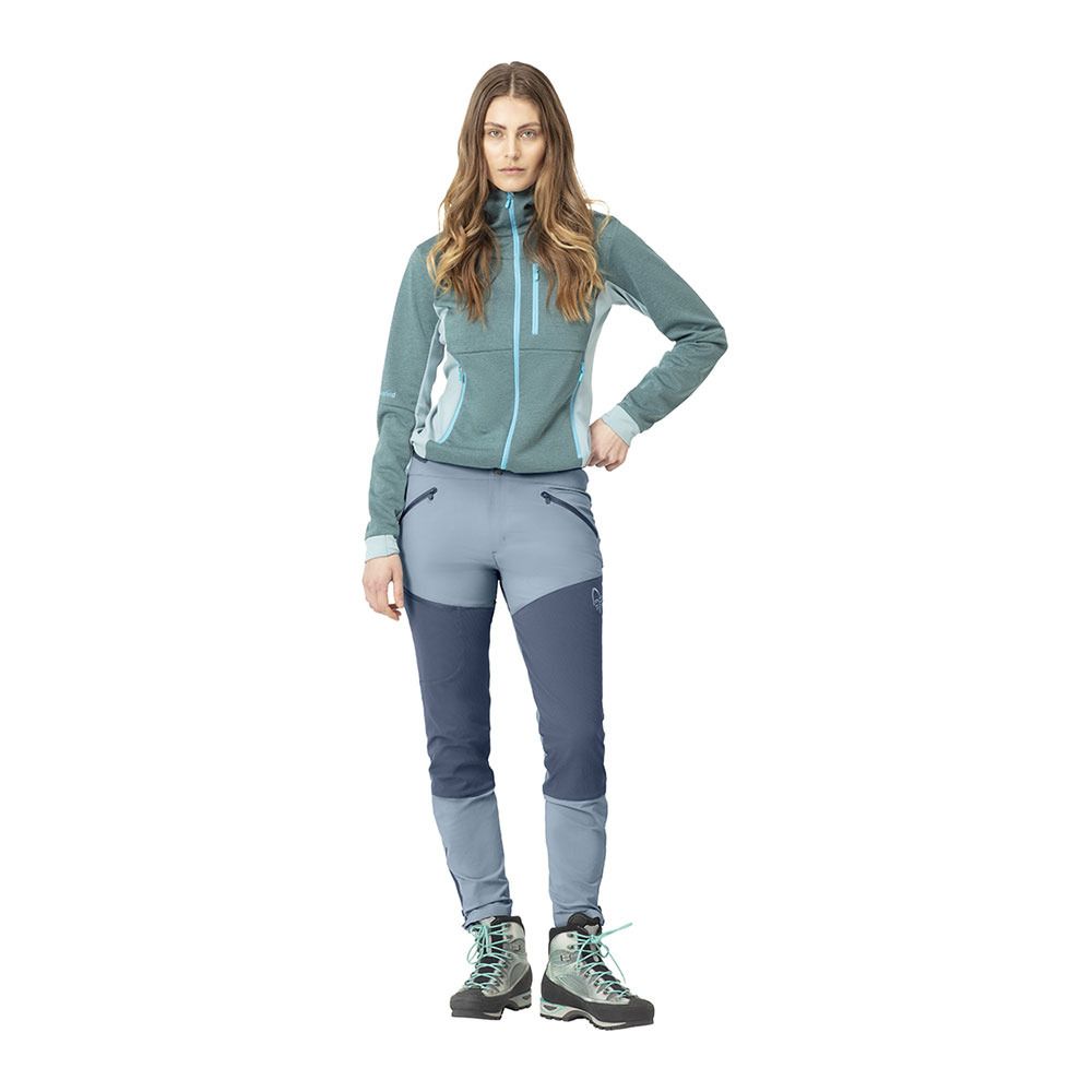 Norrona FALKETIND - Pantalon Femme blue fog