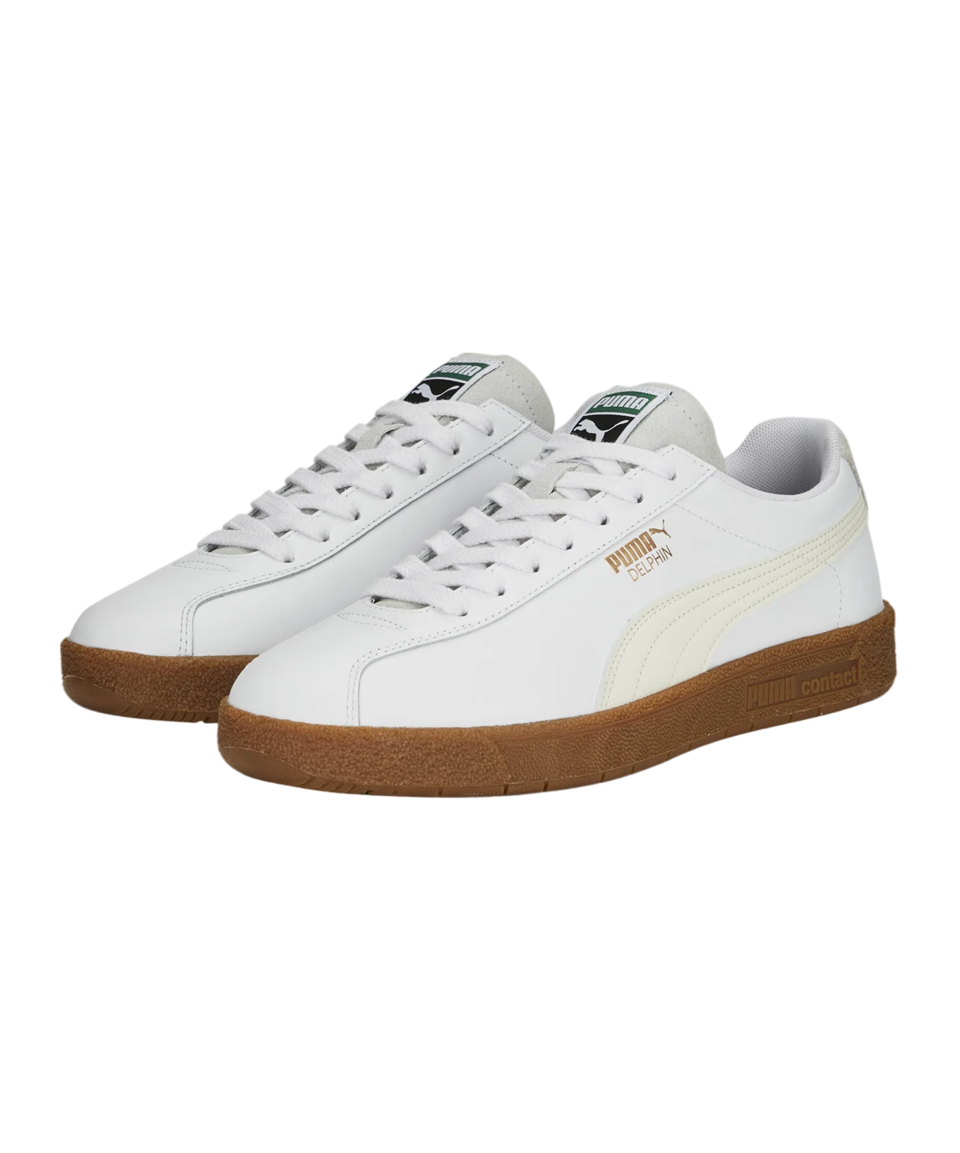 PUMA Delphin Leather Weiss F01