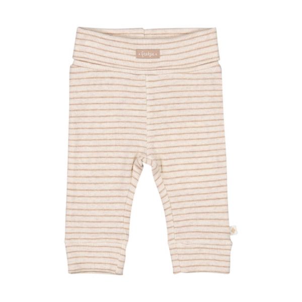 Feetje The Magic is in You Rib Broek - Streep - Mt. 50 - Taupe Melange