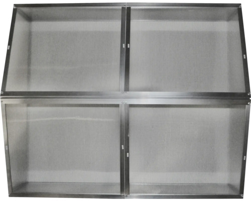 Kweekkas Vitavia Gaia 2x 120x100x26/39 cm aluminium