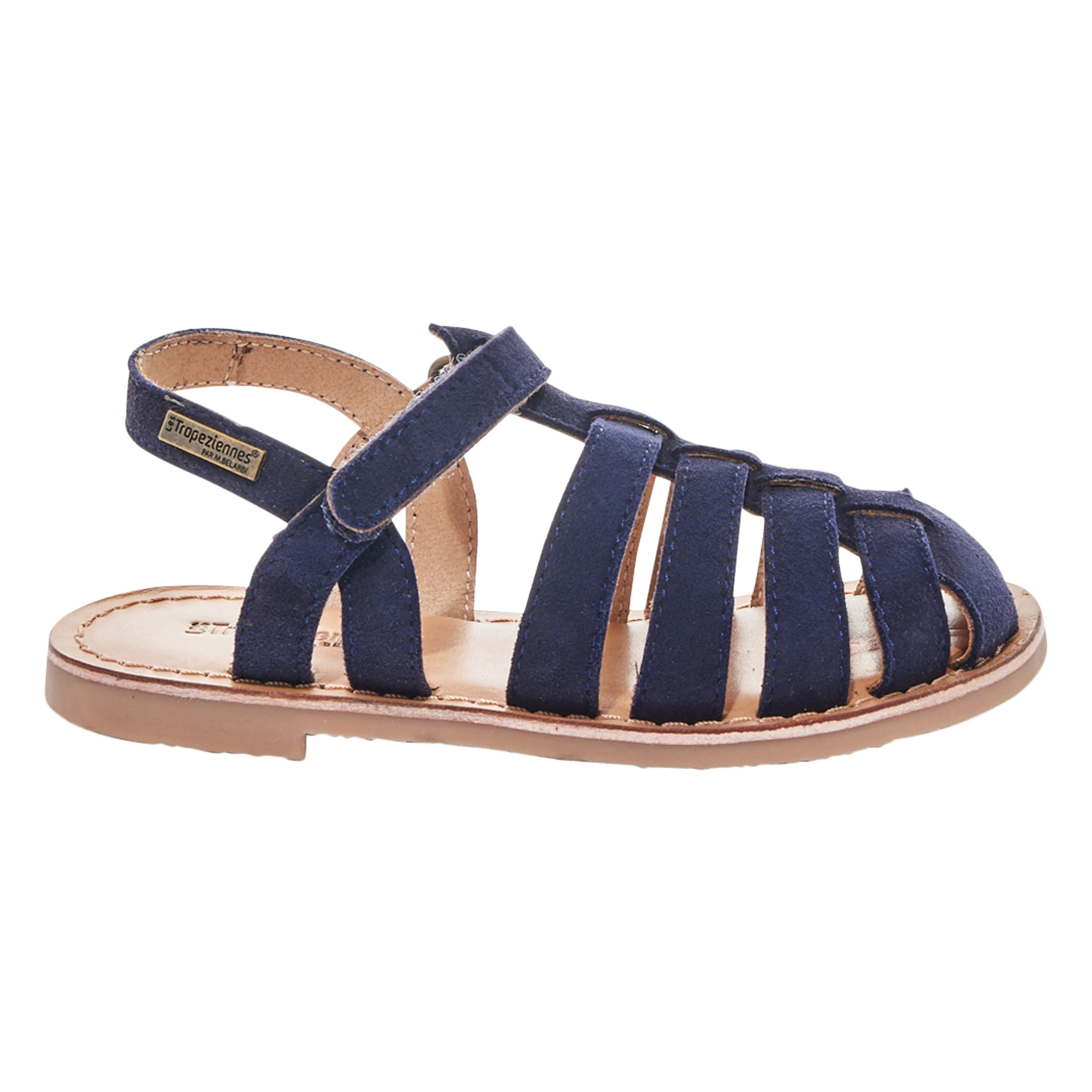 Sandale cuir enfantpar m.belarbi badum | Bleu