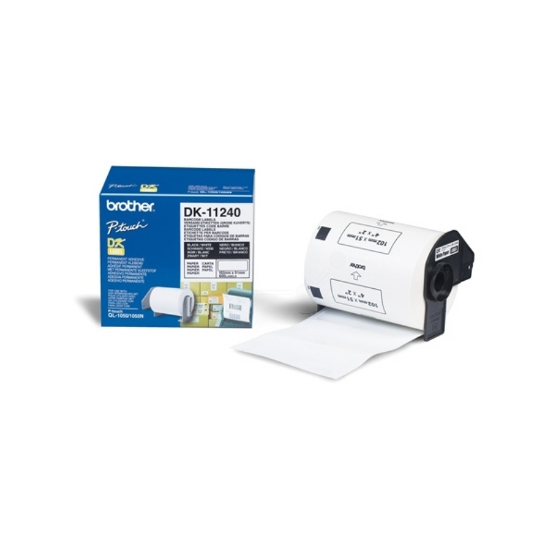 Brother DK11240 P-Touch Etiketten, weiss, 102mm x 51mm
