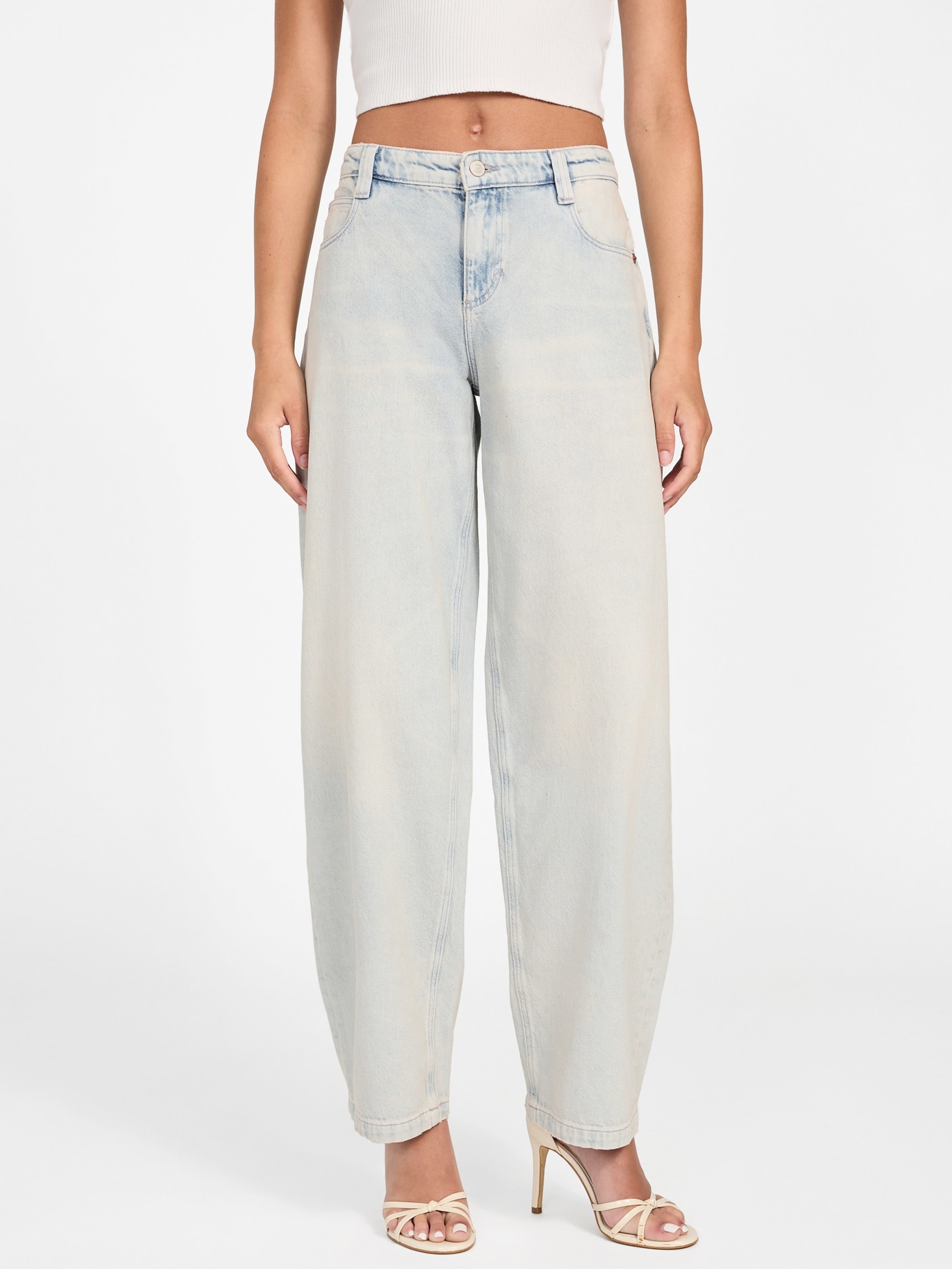 Calça jeans balão ecológica