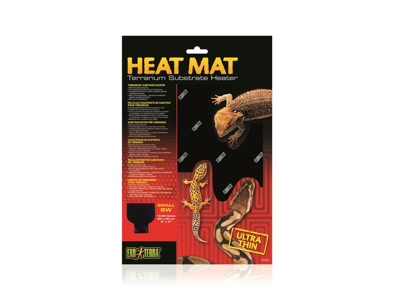 Exo Terra Substratheizer Heat Mat S, 20 x 20 cm, 8W Heizmatten für Glasterrarien