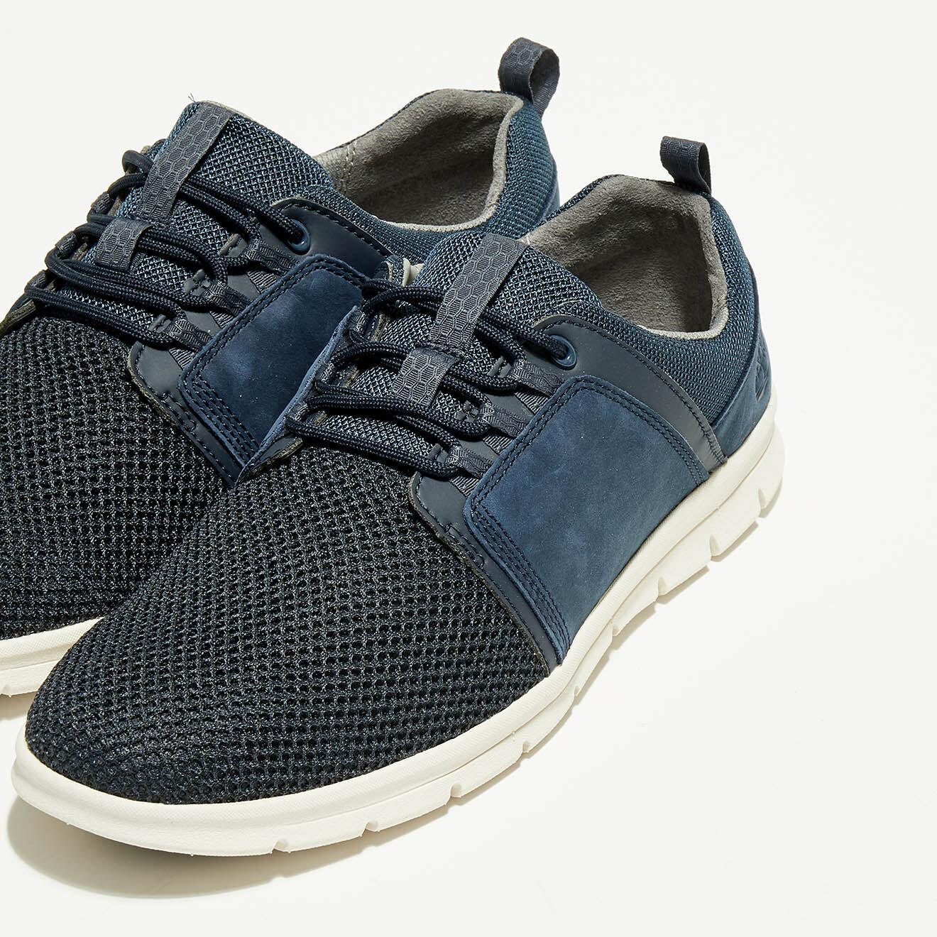 Timberland Sneakers en Velours de Cuir & Textile Graydon bleues