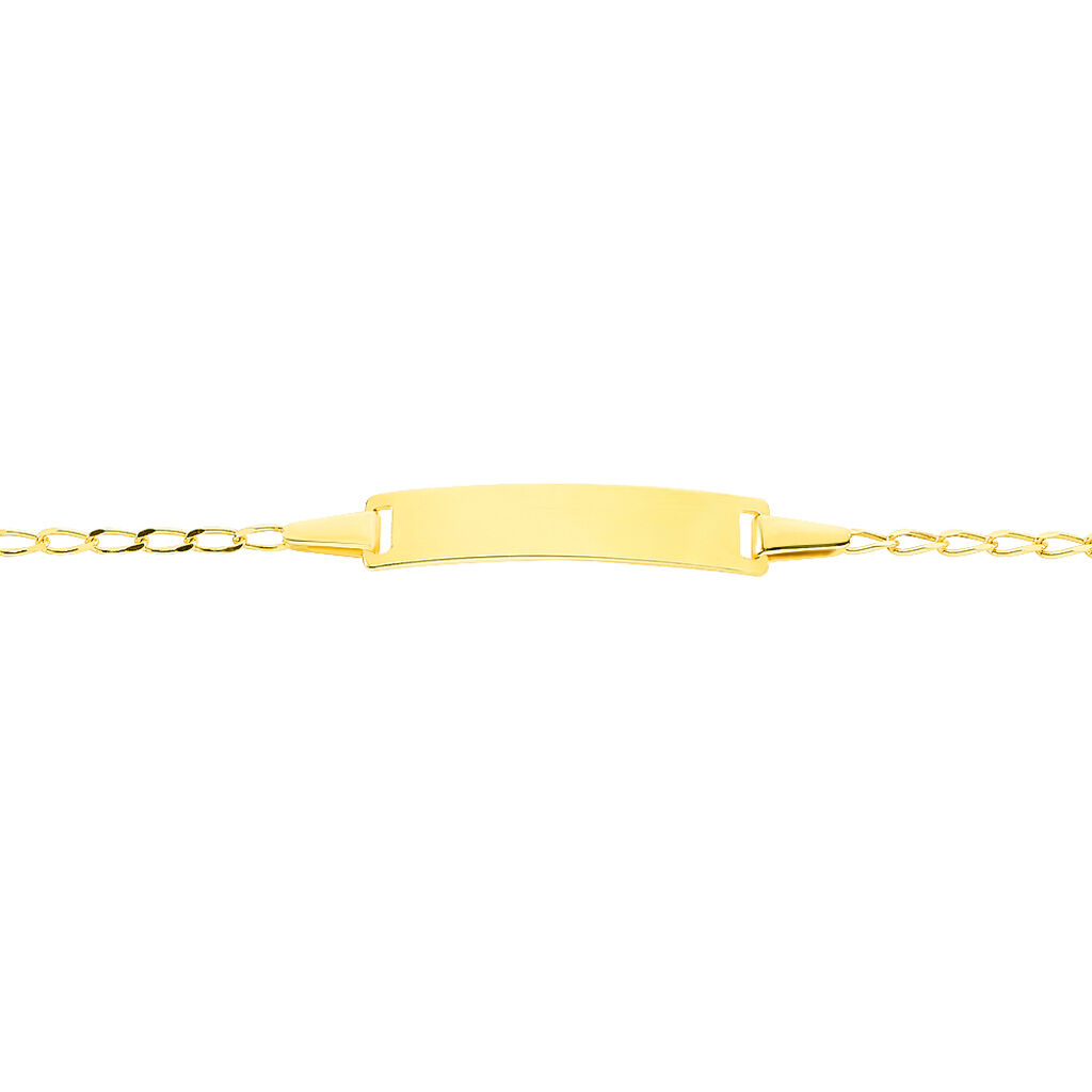 Bracelet Identité Estella Maille Cheval Or Jaune