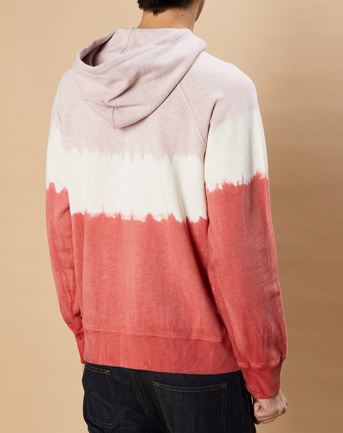 Hartford Sweat à capuche Light faded rose/brick
