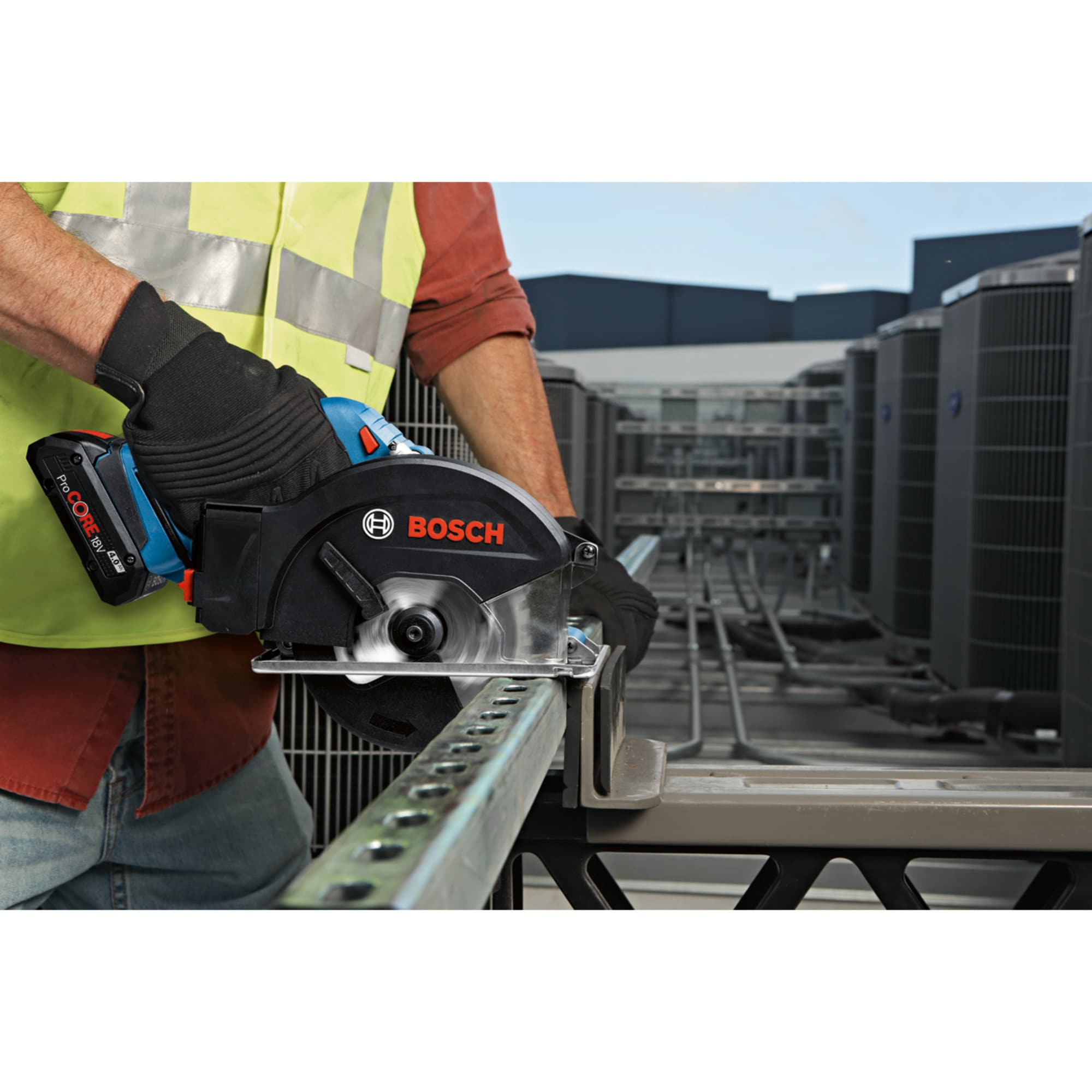 Bosch Handkreissäge Akku-Metallkreissäge GKM 18V-50 Professional solo