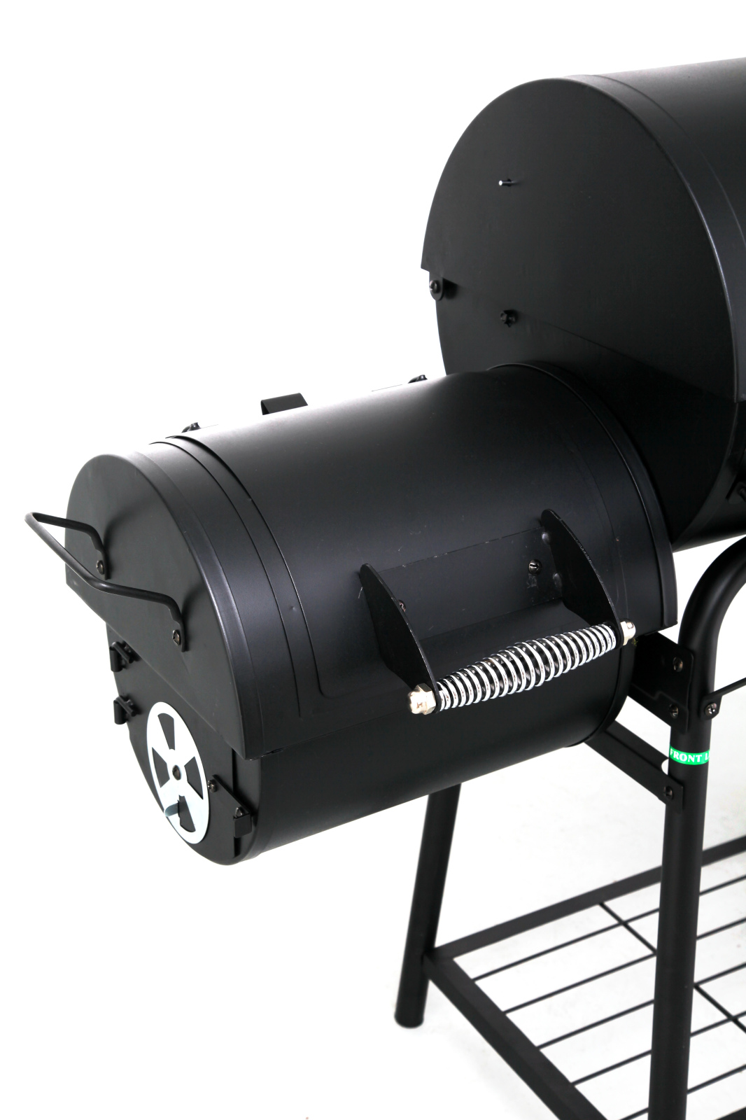 Smoker BILOXI - schwarz - Thermometer im Haupt-Deckel