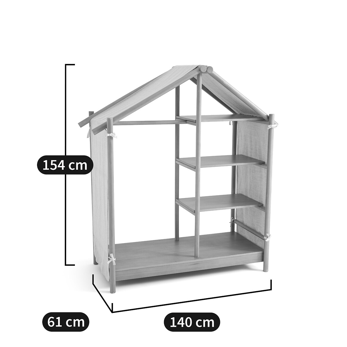 LA REDOUTE INTERIEURS<br>Armário cabine com tela, Andy