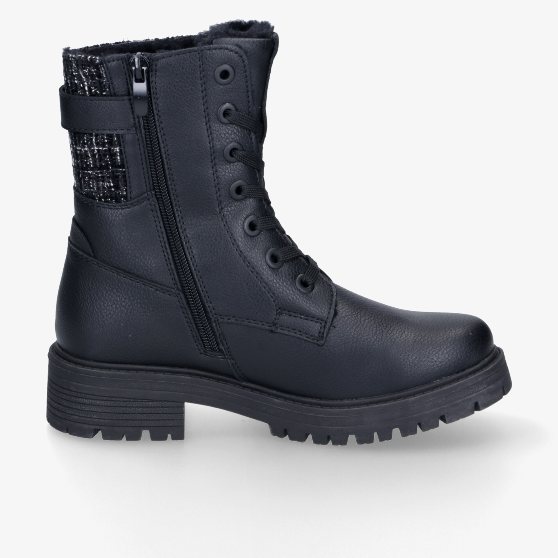 AVIC ADVENTURE Damen Biker Boots schwarz