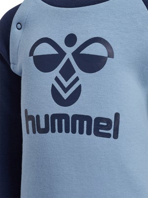 Hummel Humming Tracksuit, Black Iris/Faded Denim
