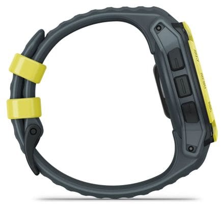 Montre GPS Garmin Instinct E - 40 mm Vert Electric Lime avec Bracelet en Silicone Bleu Twilight