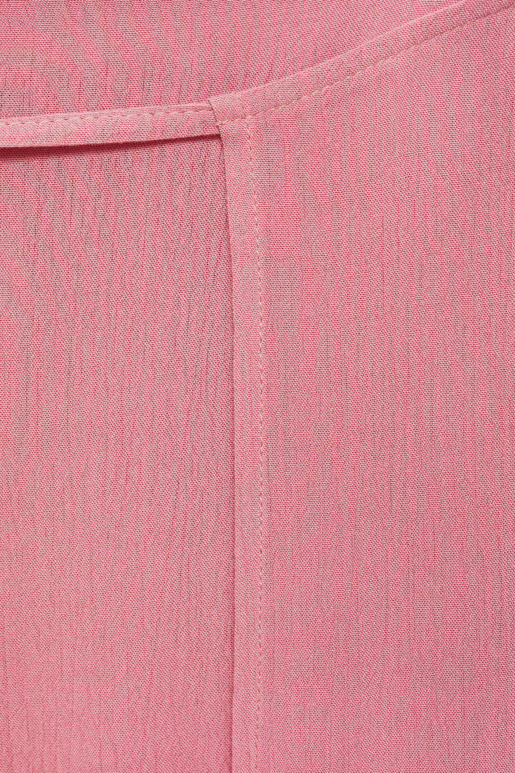 MANGO TEEN wide leg broek roze