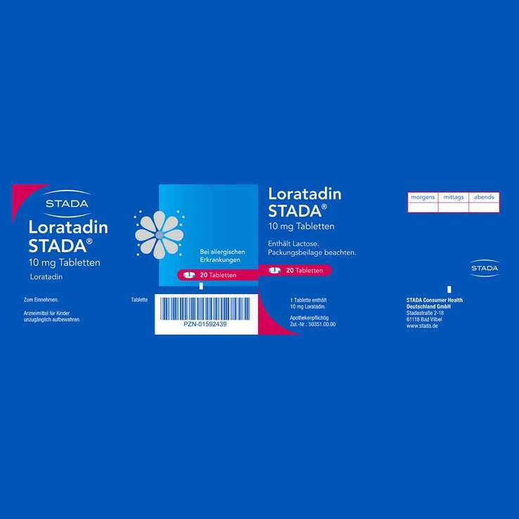 Loratadin STADA 10 mg Tabletten, 20 St