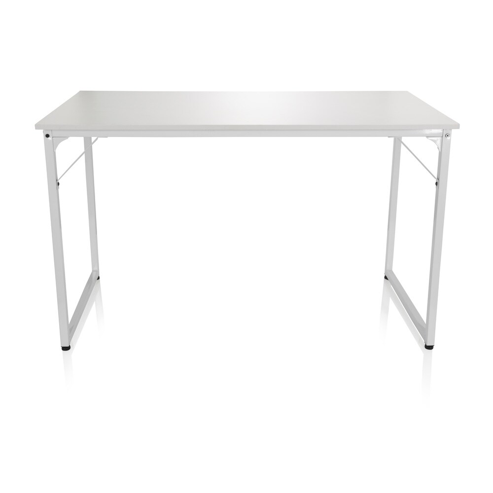 Schreibtisch WORKSPACE II Melaminharzbeschichtete Spanplatte, Gestell pulverbeschichteter Stahl hjh OFFICE