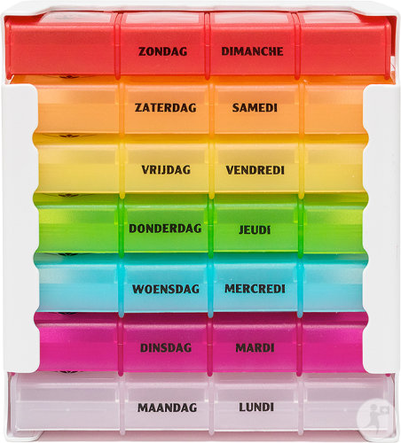 Eureka Care Pilulier Couleur 1 Semaine 1 Pièce