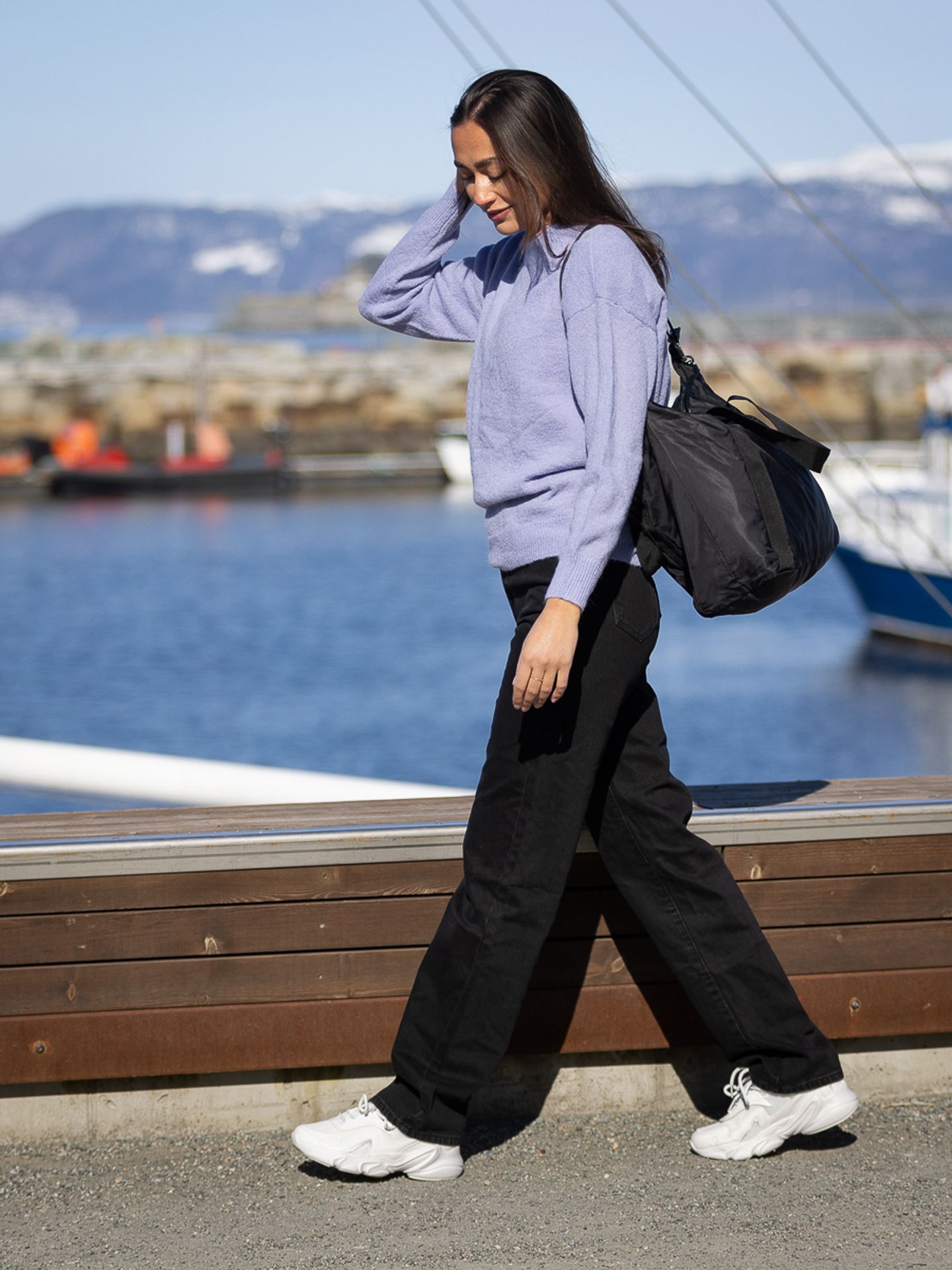 Femme Mohair O-Neck Pullover