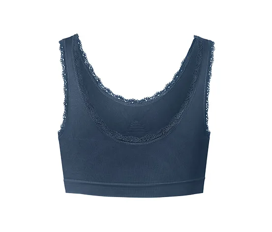 Seamless-Bustier, blau