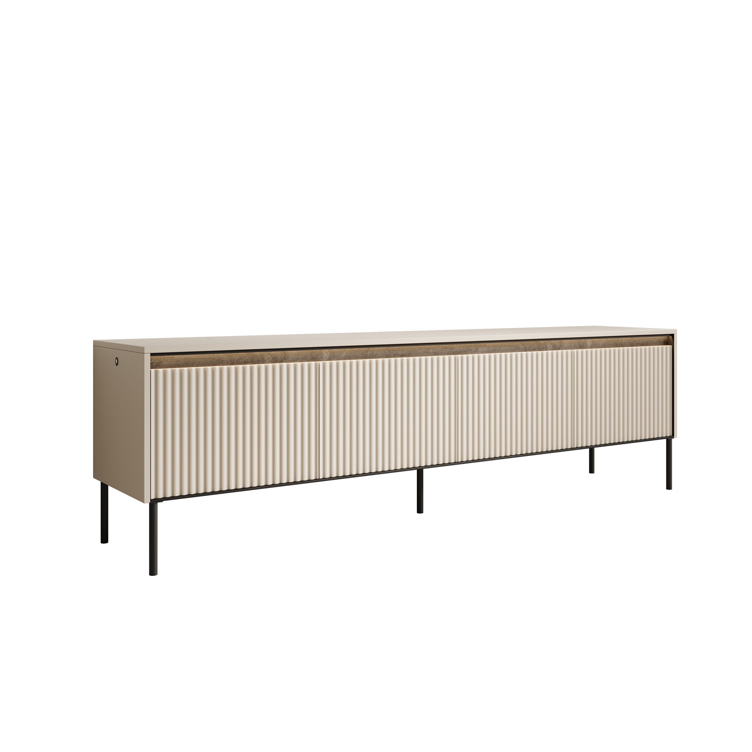 Meubella - TV-Meubel Timoteo - Beige - 193 cm
