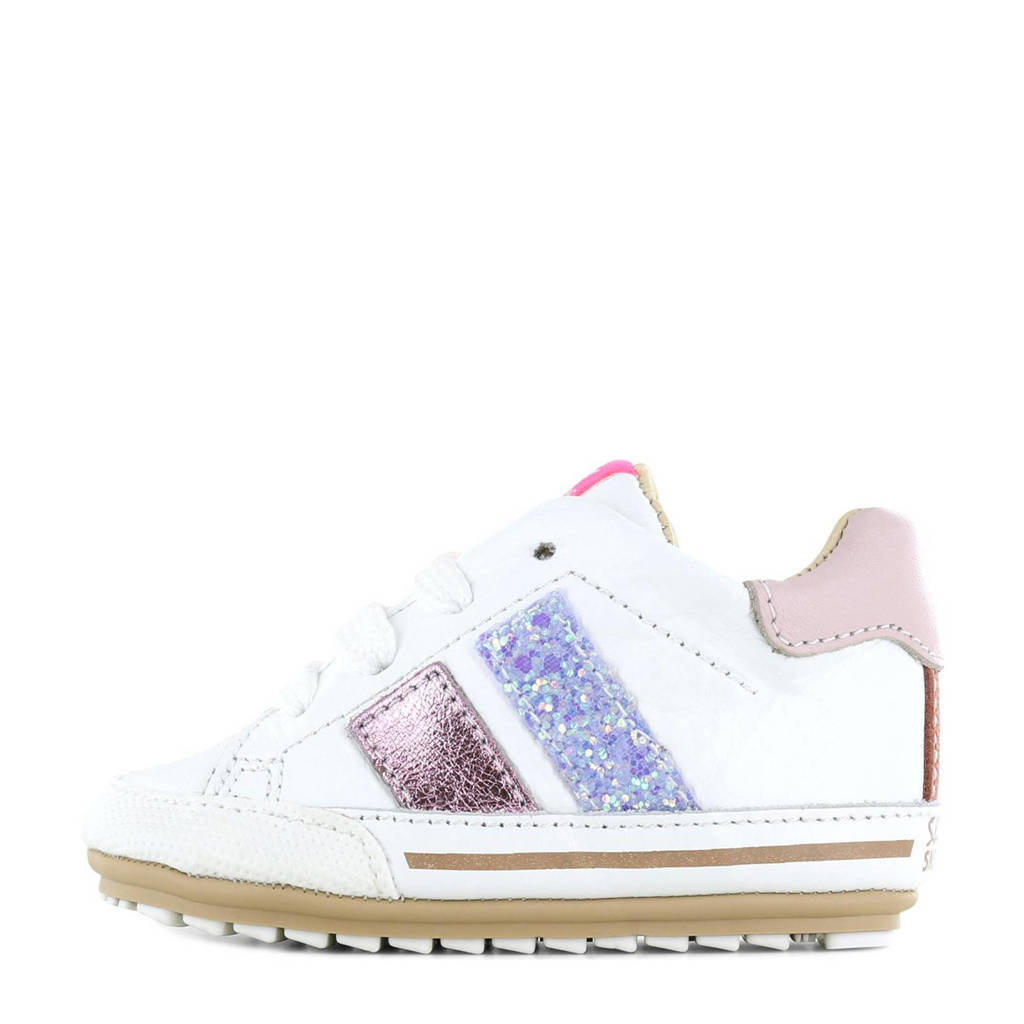 Shoesme sneakers wit/roze