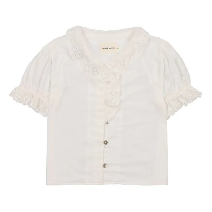 the new society Blouse Laguna | Blanc