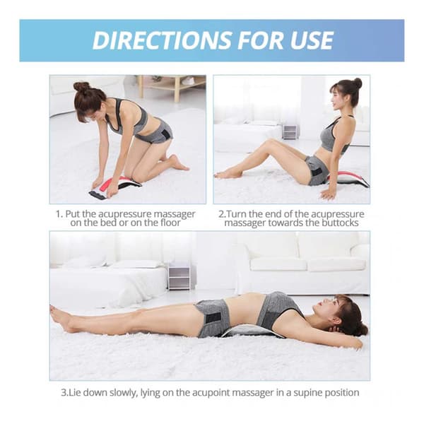 Jerk båre for strekk av rygglumring - Acupressure Back Massasje