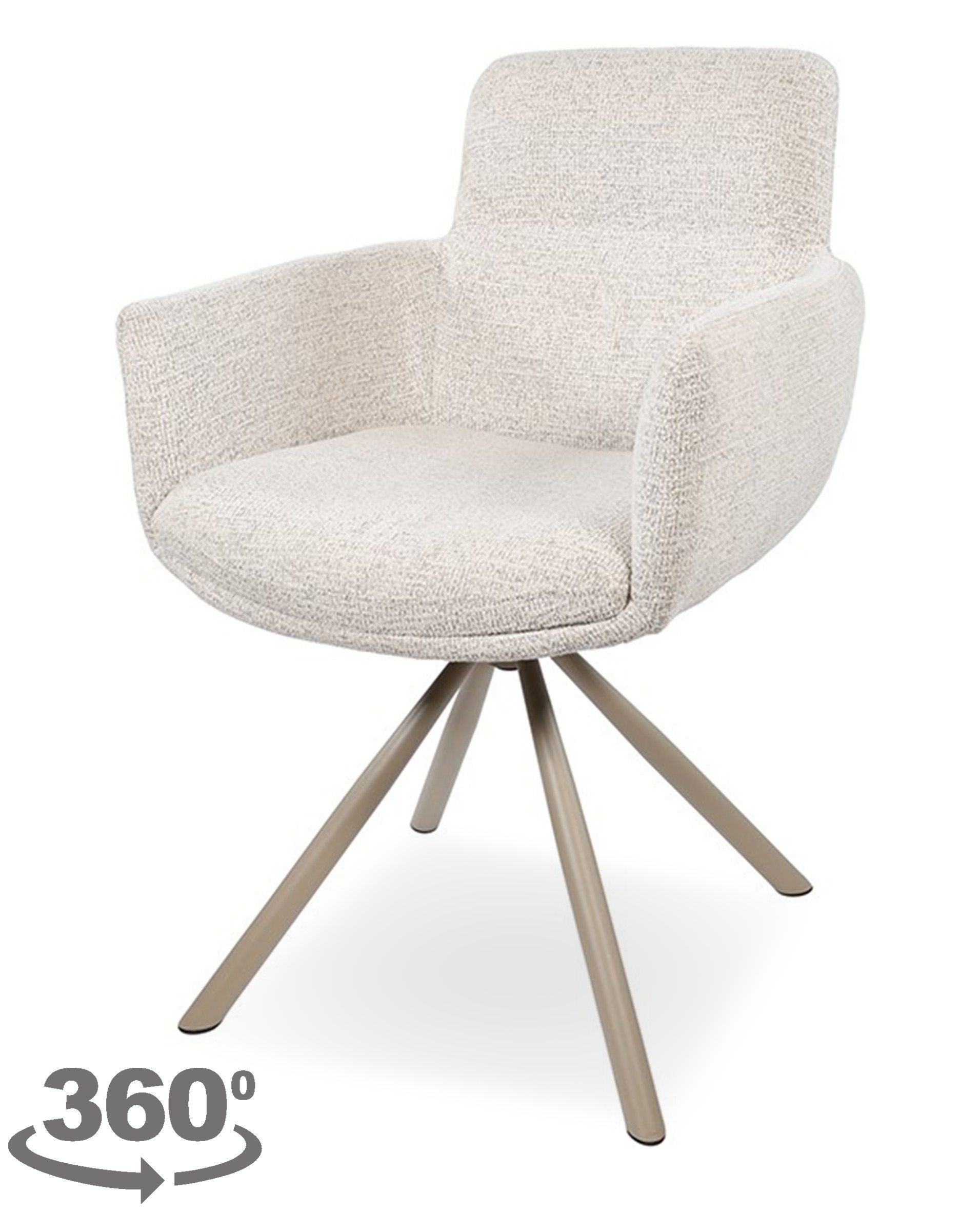 Eetkamerstoel Champagne Harry B57.5 x D63 x H83.5 cm