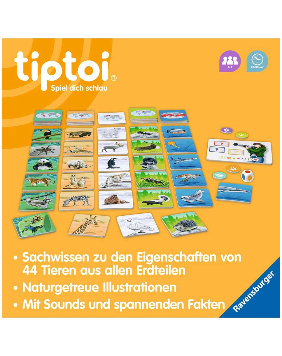 Lernspiel tiptoi® TIERE DER WELT