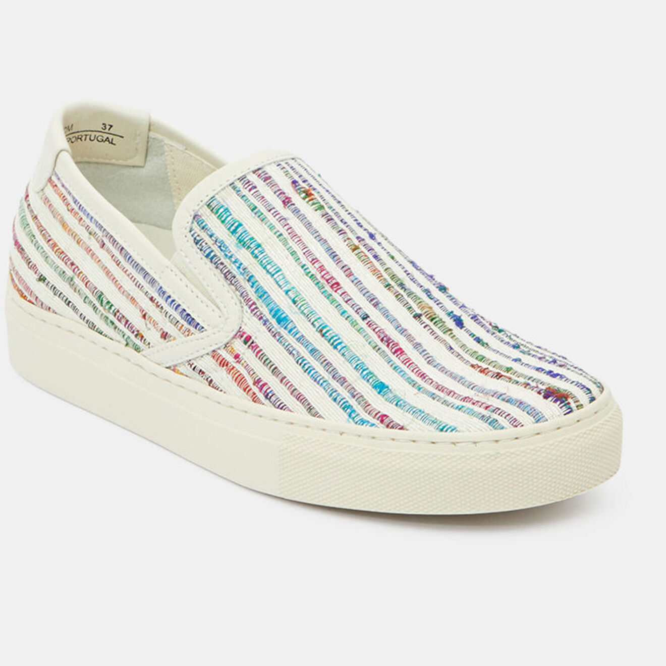 Zespa Slip-On en Cuir & Textile Lorelei multicolores