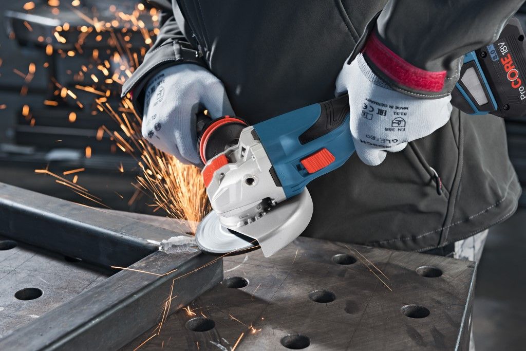 Bosch GWX 18V-15 C Accu haakse haakse slijper (in L-Boxx) - 06019H6400