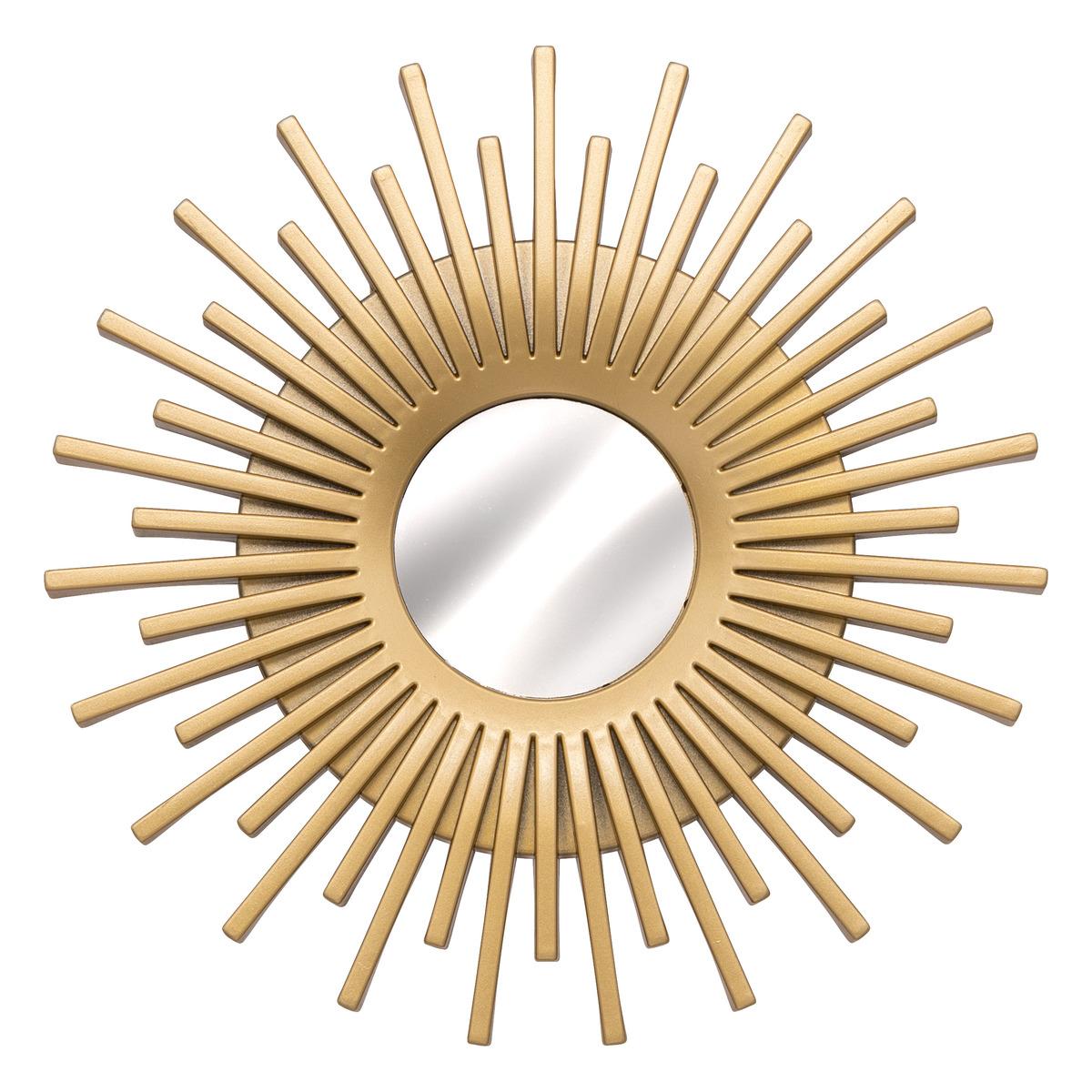 SET 3 MIROIRS AMED OR D.25CM