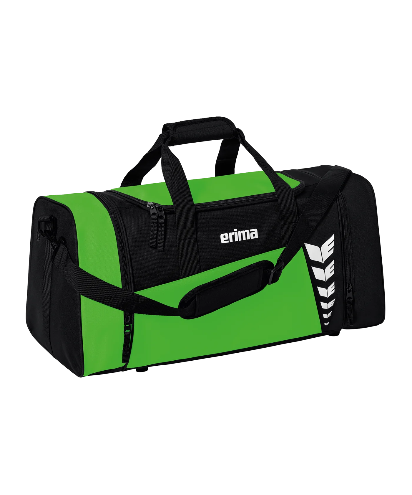 Erima Six Wings Sporttasche Gr. M Grün Schwarz
