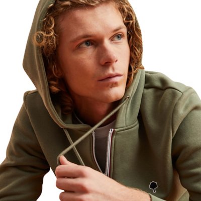 Sweatshirt zippé à capuche homme Mesnil FAGUO