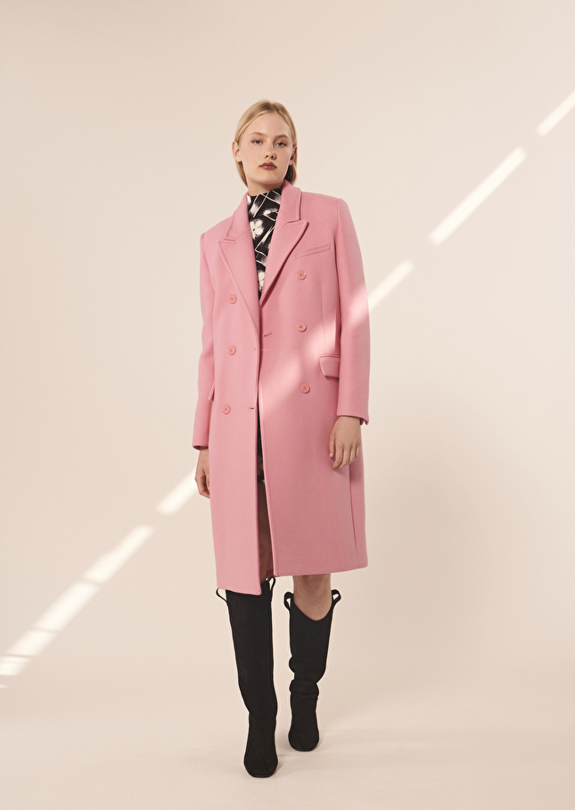 Manteau Marcusrose en drap caban