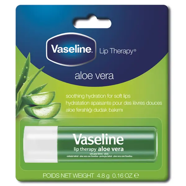 Vaselina - Bálsamo Labial em Bastão com Aloe Vera 4,8g