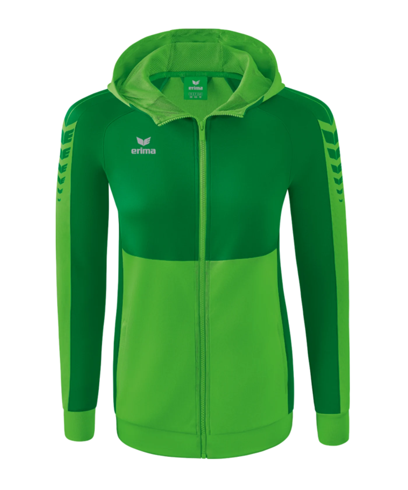 Erima Six Wings Kapuzenjacke Damen Grün
