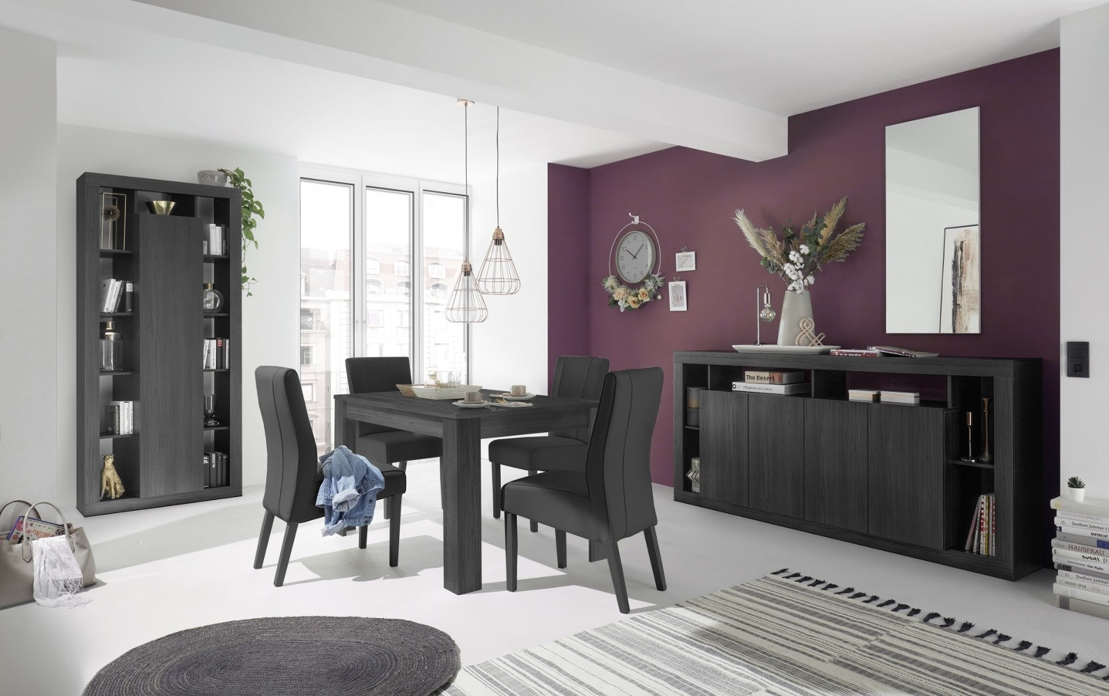 Benvenuto Design Rimini Dressoir 4-Deuren Zwart