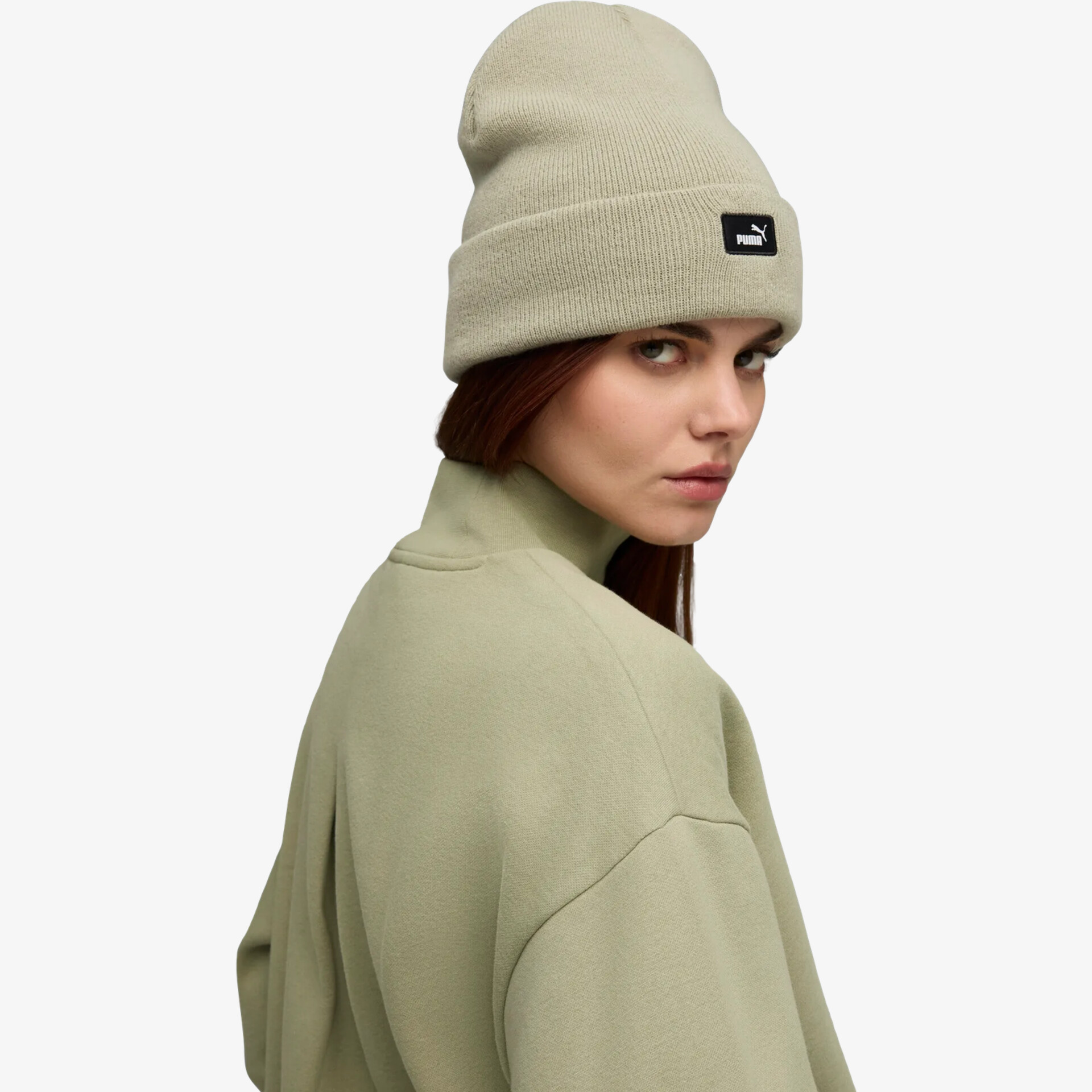PUMA ESS Mid Crown Unisex Mütze olive