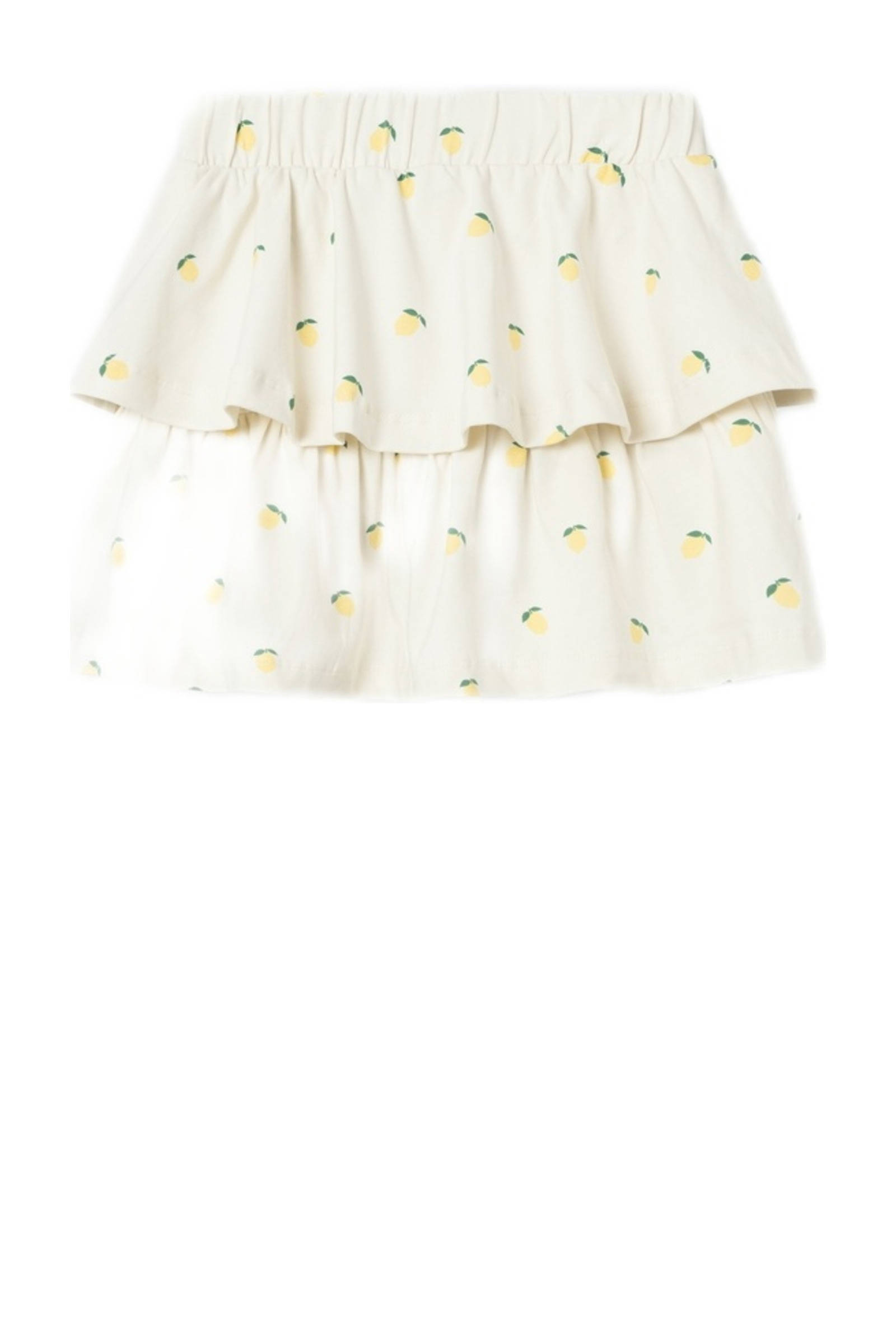 NAME IT rok NMFDIA met all over print ecru/geel/groen