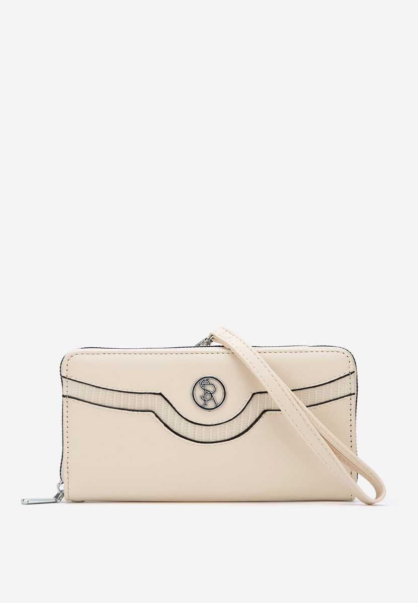 Portefeuille femme beige Silvia Rosa 3049