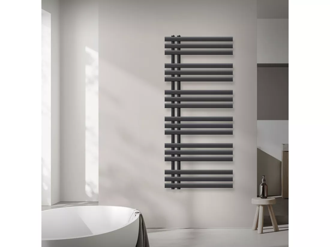 Iron EM Radiator Radiateur sèche-serviettes Radiateur de salle de bain anthracit