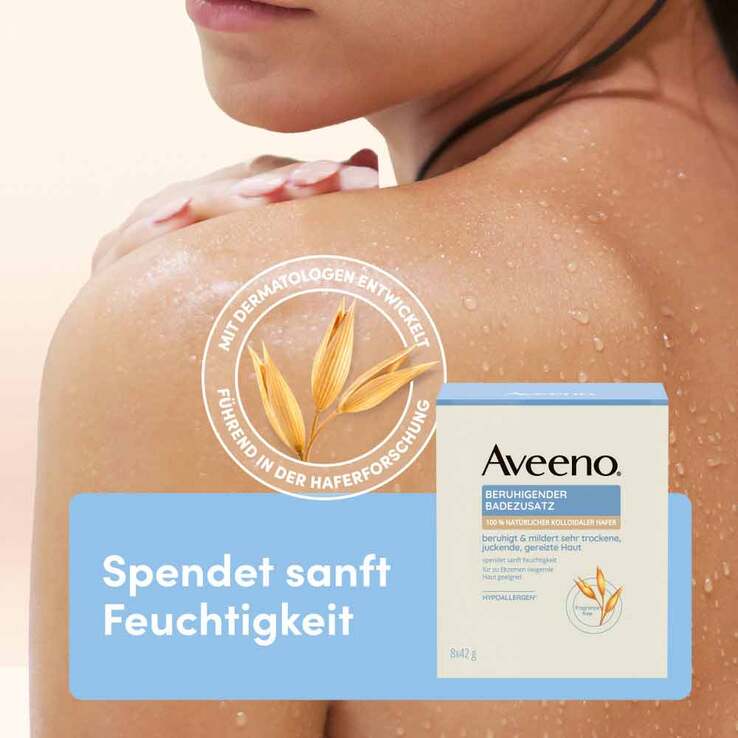 Aveeno Beruhigender Badezusatz, 8X42 g