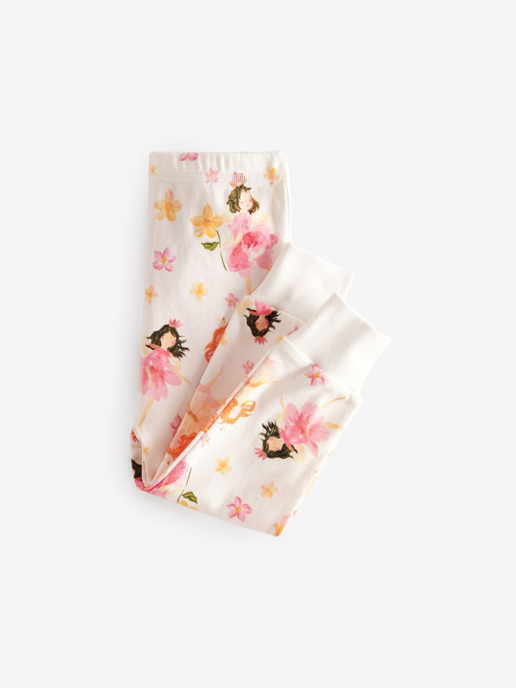 Roze/crème sprookjesfiguur - Knus pyjama met lange mouwen 3 Pack (9maanden -12jaar)